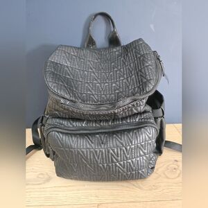 GUC Nicole Miller Black Quilted Diaper Bag